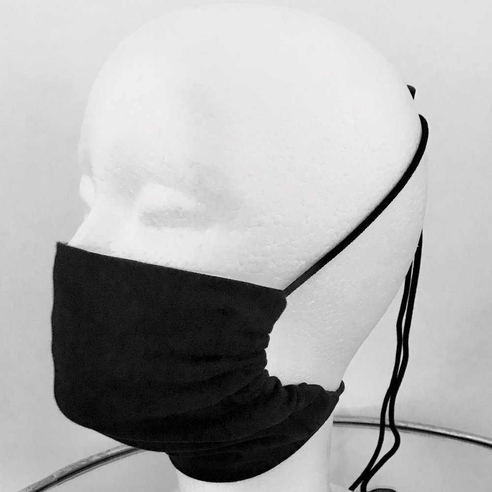 Double Layered Monogram Adjustable Face Mask - Picture 4 of 4